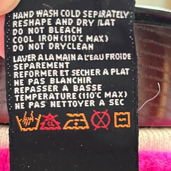 I.B. Diffusion Vintage Pink Embroidered Beaded Silk Sweatshirt Sweater Size LG‎ - Picture 8 of 8